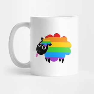 Sheep Rainbow Pride Shirt, Cute LGBTQ Shirt, Gay Shirt, Lesbian Shirt, Gift for Gay Lesbian, Queer Pride Month Mug